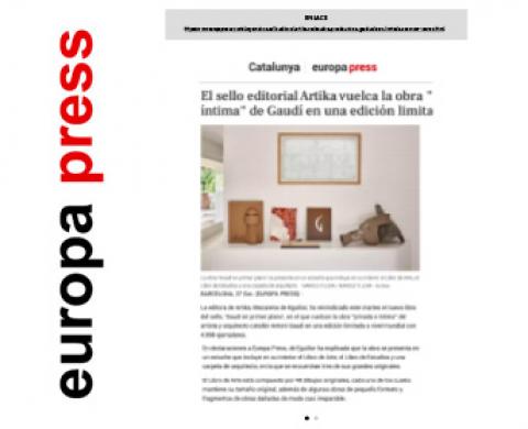 Antoni Gaudí - Europa Press